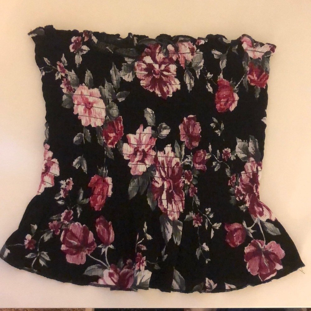 flowy (at the bottom) tube top